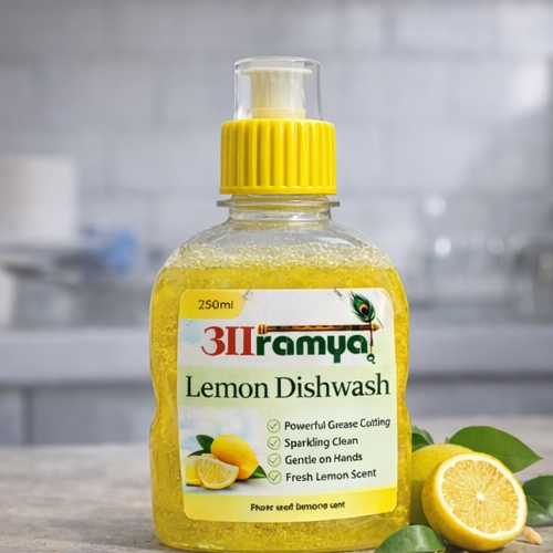 Lemon Dishwash – Powerful Cleaning with a Natural Touch