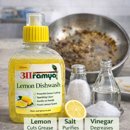 Lemon Dishwash – Powerful Cleaning with a Natural Touch