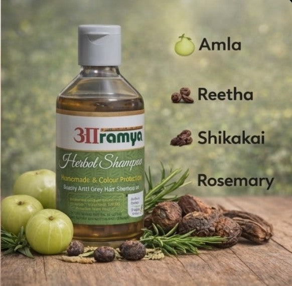 Herbal Shampoo (No Conditioner Needed – Natural Hair Care)