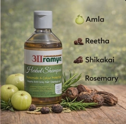 Herbal Shampoo (No Conditioner Needed – Natural Hair Care)